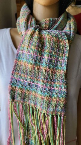 Schal Bunte Bändchen